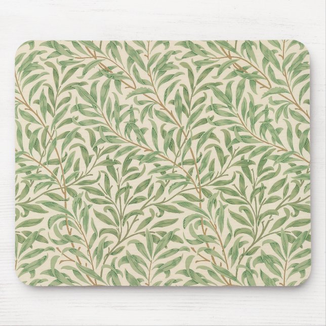 William Morris Willow Bough Garden Blume Classic Mousepad (Vorne)