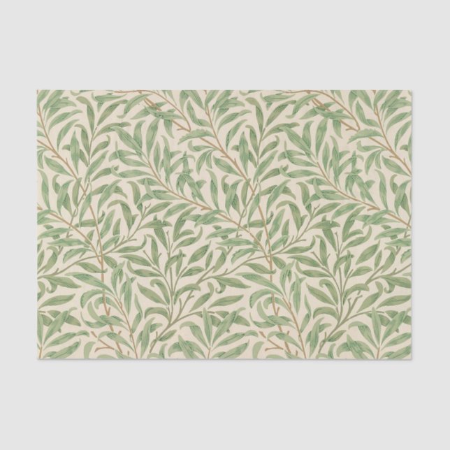 William Morris Willow Bough Garden Blume Classic Seidenpapier (Vorderseite)