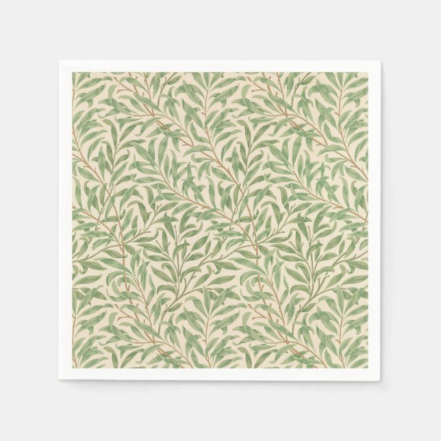 William Morris Willow Bough Garden Blume Classic Serviette (Vorderseite)