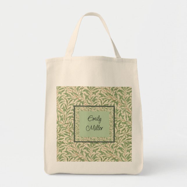 William Morris Willow Bough Garden Blume Classic Tragetasche (Vorne)