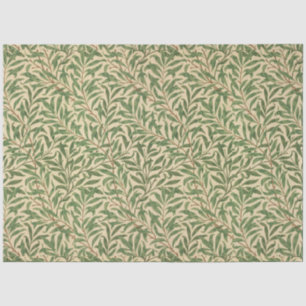 William Morris Willow Bough Green Willow Blätter Seidenpapier
