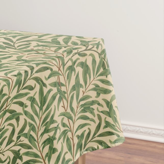 William Morris Willow Bough Green Willow Blätter Tischdecke (Beispiel)