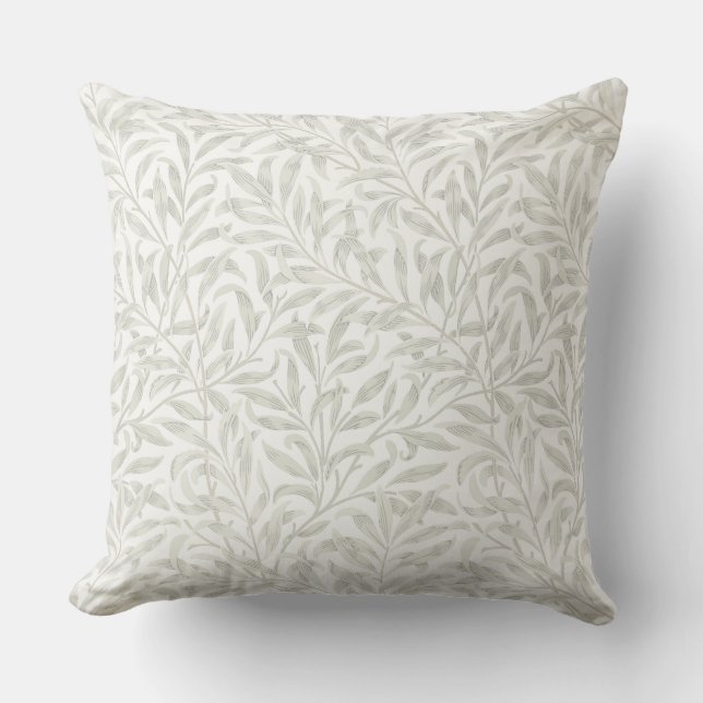 William Morris Willow Bough Light Green Kissen (Vorderseite)