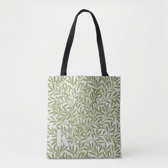 William Morris Willow Pattern Corner Initial Tasche (Vorderseite)