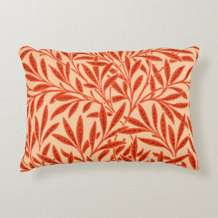 William Morris Willow Pattern, Mandarin Orange Zierkissen