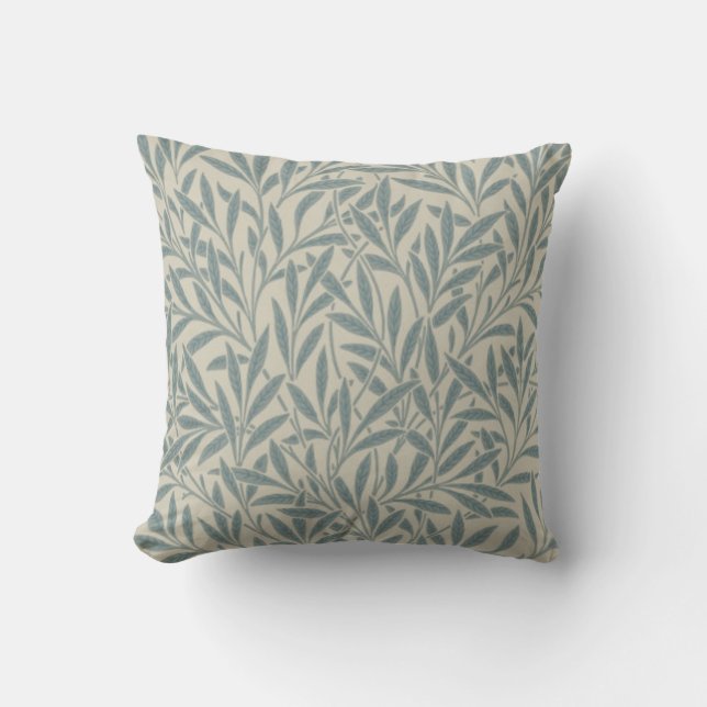 William Morris Willow Slate Kissen (Vorderseite)