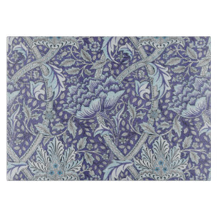 William Morris Windrush Blaues Blumenmuster Schneidebrett