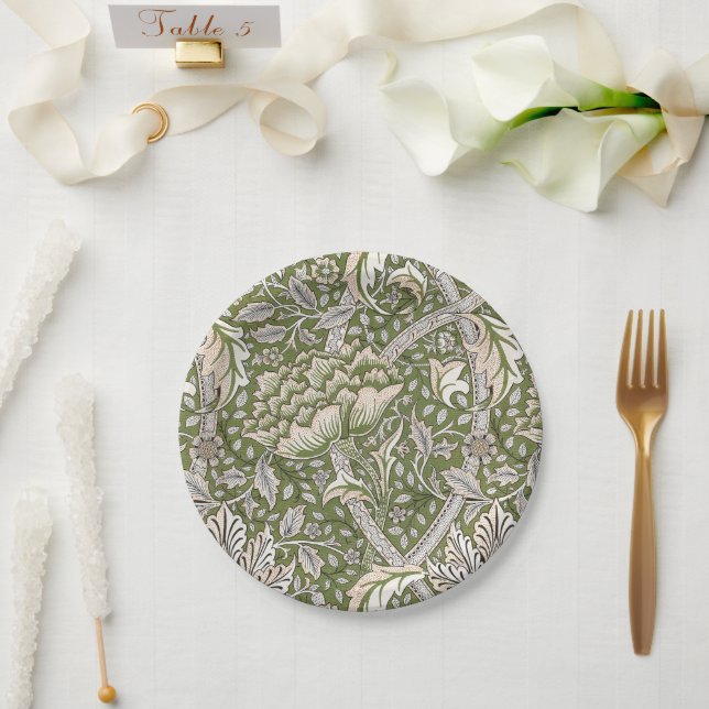 William Morris Windrush Blume Pappteller (Hochzeit)