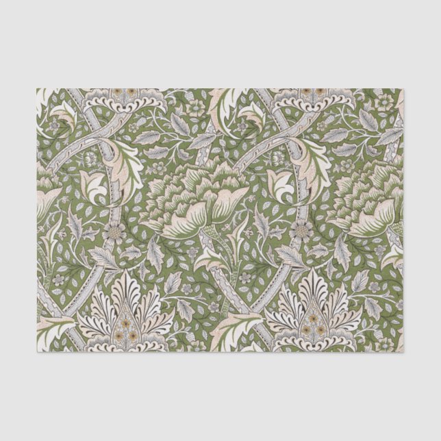 William Morris Windrush Blume Seidenpapier (Vorderseite)
