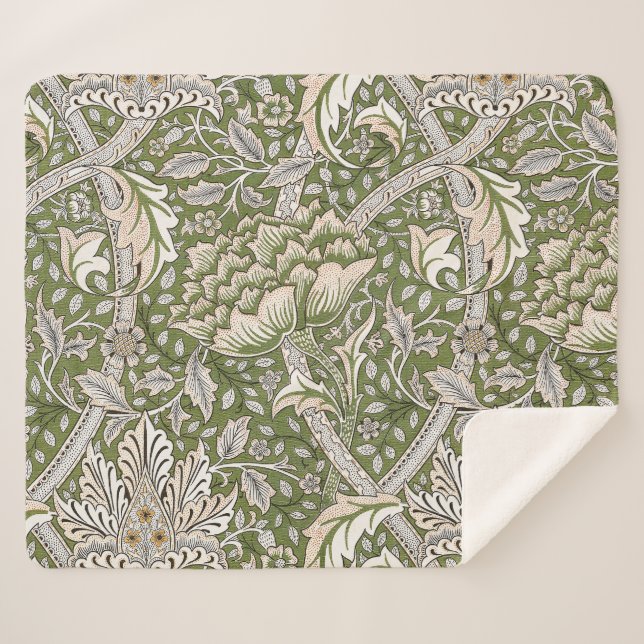 William Morris Windrush Blume Sherpadecke (Vorderseite (Horizontal))