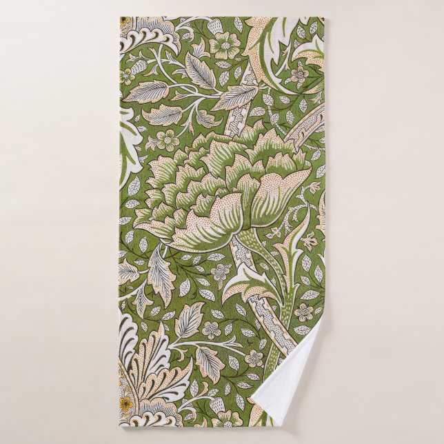 William Morris Windrush Blumenmuster Klassiker Badhandtuch Set (Badehandtuch)