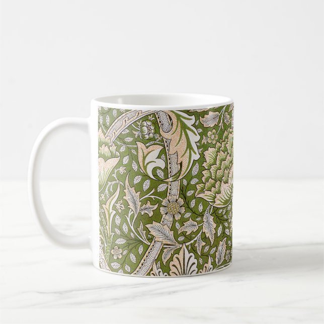 William Morris Windrush Blumenmuster Klassiker Kaffeetasse (Links)