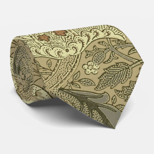 William Morris Windrush Blumenmuster: Vintage Krawatte