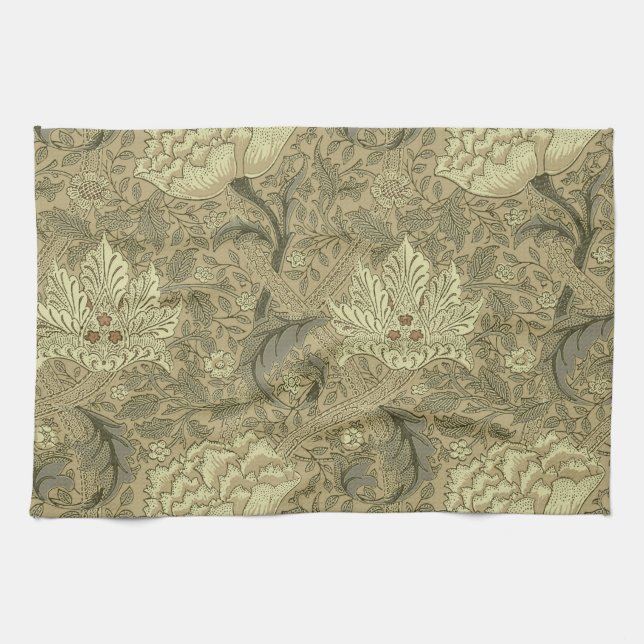 William Morris Windrush Wallpaper Pattern Geschirrtuch (Horizontal)