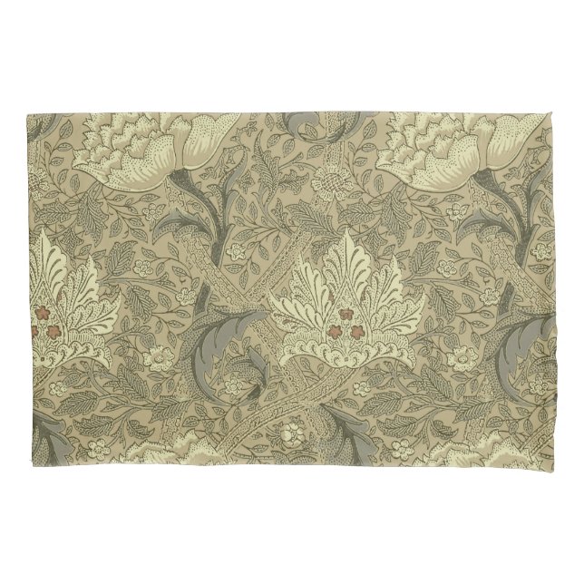 William Morris Windrush Wallpaper Pattern Kissenbezug (Vorderseite)