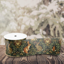 William Morris Woodland Floral Rabbits Weihnachten