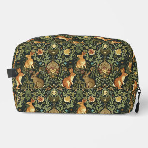 William Morris Woodland Floral Rabbits Weihnachten Waschbeutel