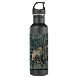 William Morris Woodland Tapestry Fox Edelstahlflasche