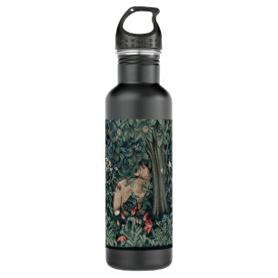 William Morris Woodland Tapestry Fox Edelstahlflasche