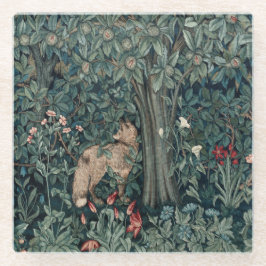 William Morris Woodland Tapestry Fox Glasuntersetzer