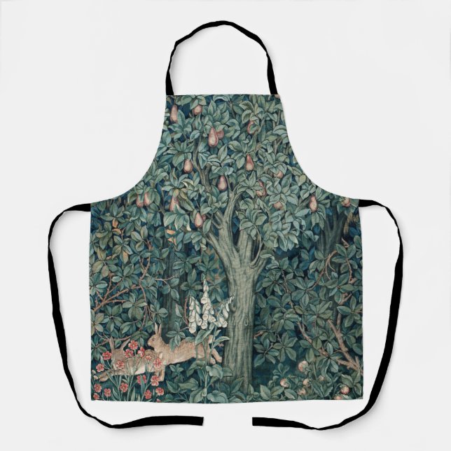 William Morris Woodland Tapestry Rabbits Schürze (Vorderseite)