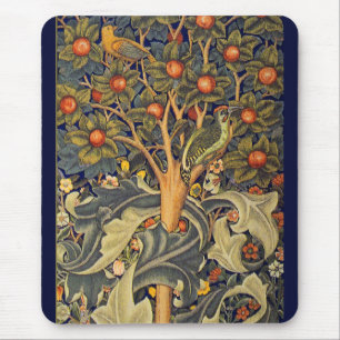 William Morris Woodpecker Mousepad