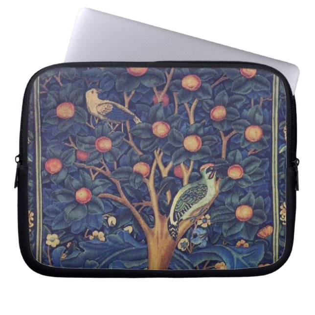William Morris Woodpecker Tapestes Arts & Crafts Laptopschutzhülle (Vorderseite)