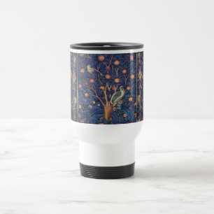 William Morris Woodpecker Tapestes Arts & Crafts Reisebecher