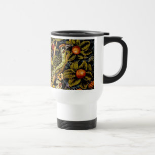 William Morris Woodpecker Tapestes Arts & Crafts Reisebecher