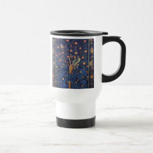 William Morris Woodpecker Tapestes Arts & Crafts Reisebecher