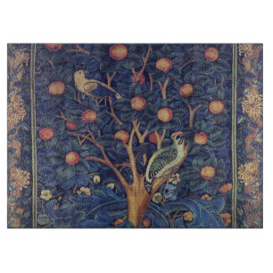 William Morris Woodpecker Tapestes Arts & Crafts Schneidebrett