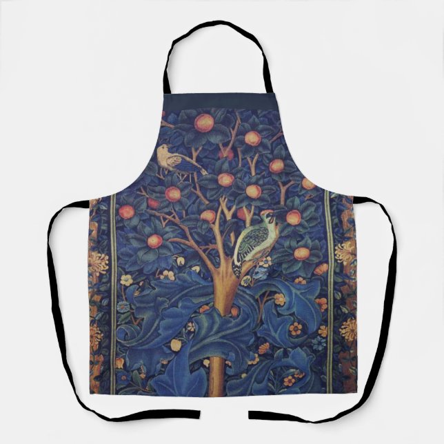 William Morris Woodpecker Tapestes Arts & Crafts Schürze (Vorderseite)