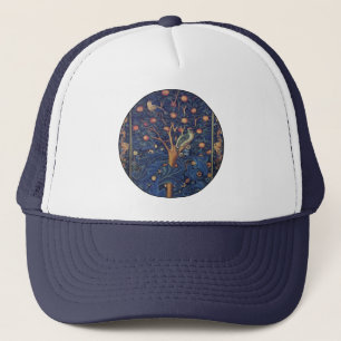 William Morris Woodpecker Tapestes Arts & Crafts Truckerkappe
