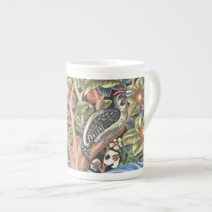 William Morris Woodpecker-Teppich Floral Vintage Prozellantasse