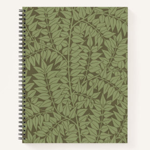 William Morris Zweig Art Nouveau klassisches Desig Notizbuch
