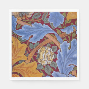 William Morrisblumentapeten-Muster Serviette