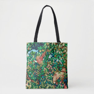 William MorrisFox und Fasan-Tapisserie-Druck Tasche