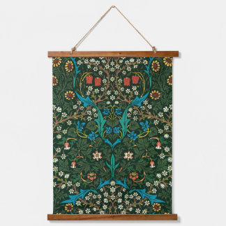 William Morris's (1834-1896) Tulip Wandteppich Mit Holzrahmen