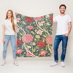 William Morris's berühmtes Muster Cray Fleecedecke