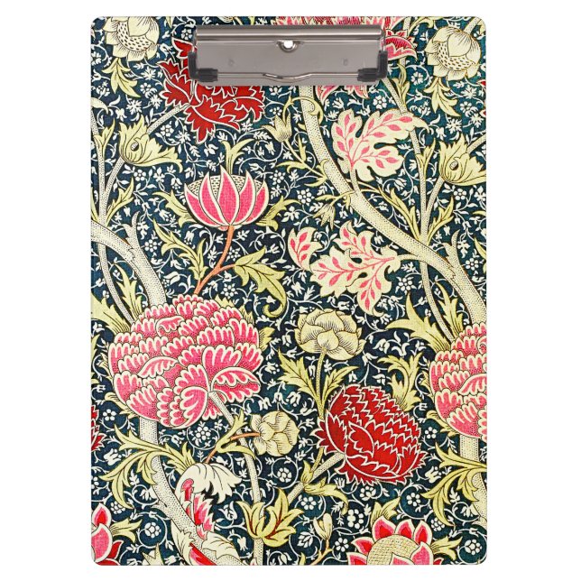 William Morris's berühmtes Muster Cray Klemmbrett (Vorderseite)