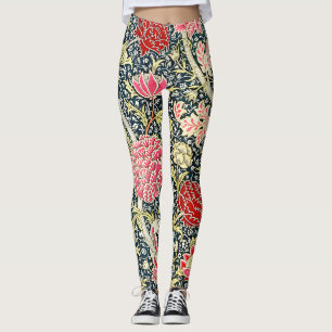 William Morris's berühmtes Muster Cray Leggings