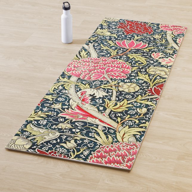 William Morris's berühmtes Muster Cray Yogamatte (Beispiel)