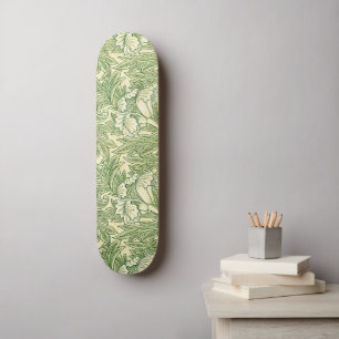 William Morris's berühmtes Tulip-Muster Skateboard