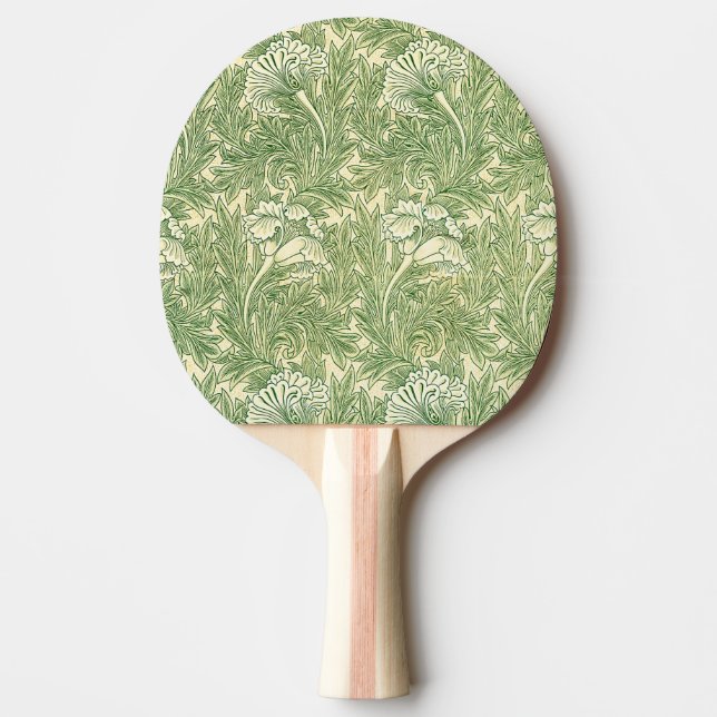 William Morris's berühmtes Tulip-Muster Tischtennis Schläger (Vorderseite)