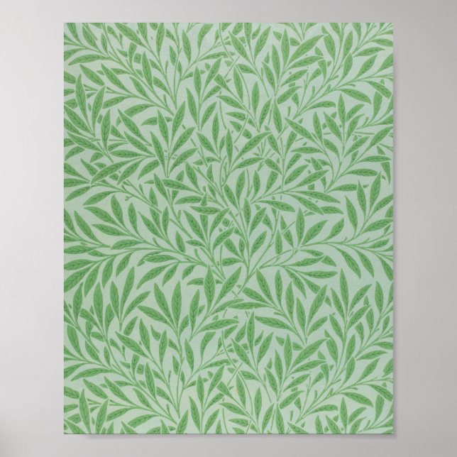 William Morris's berühmtes Willow-Muster. Poster (Vorne)