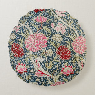 William Morris's Cray (1884-1917) Rundes Kissen
