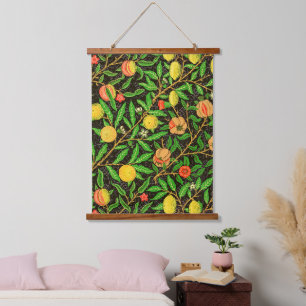 William Morris's Fruit-Muster-Tapete Wandteppich Mit Holzrahmen