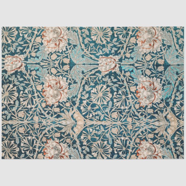 William Morris's Honeysuckle (1876) Famous Pattern Seidenpapier (Vorderseite)