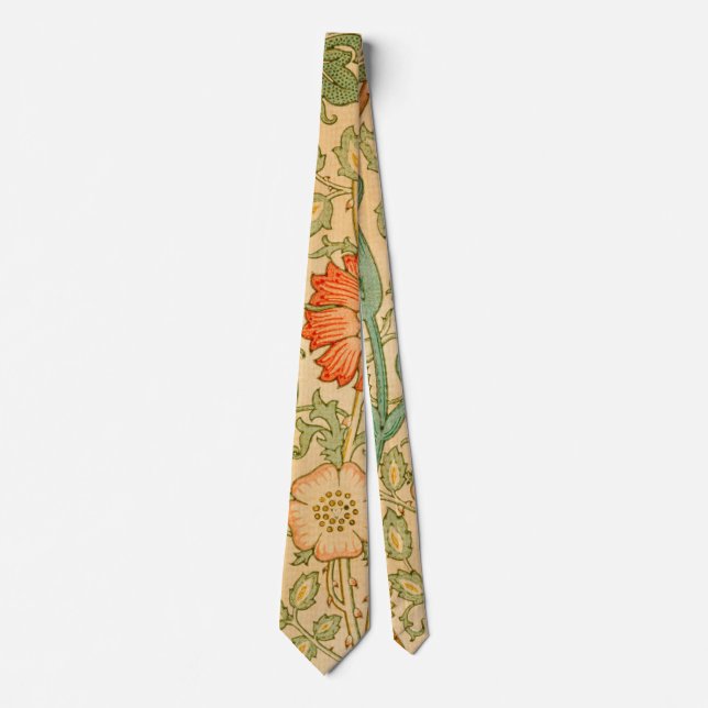 William Morris's Pink und Rose Krawatte (Vorderseite)