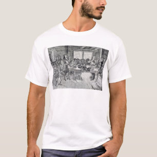William Penn in der Konferenz mit den Kolonisten T-Shirt